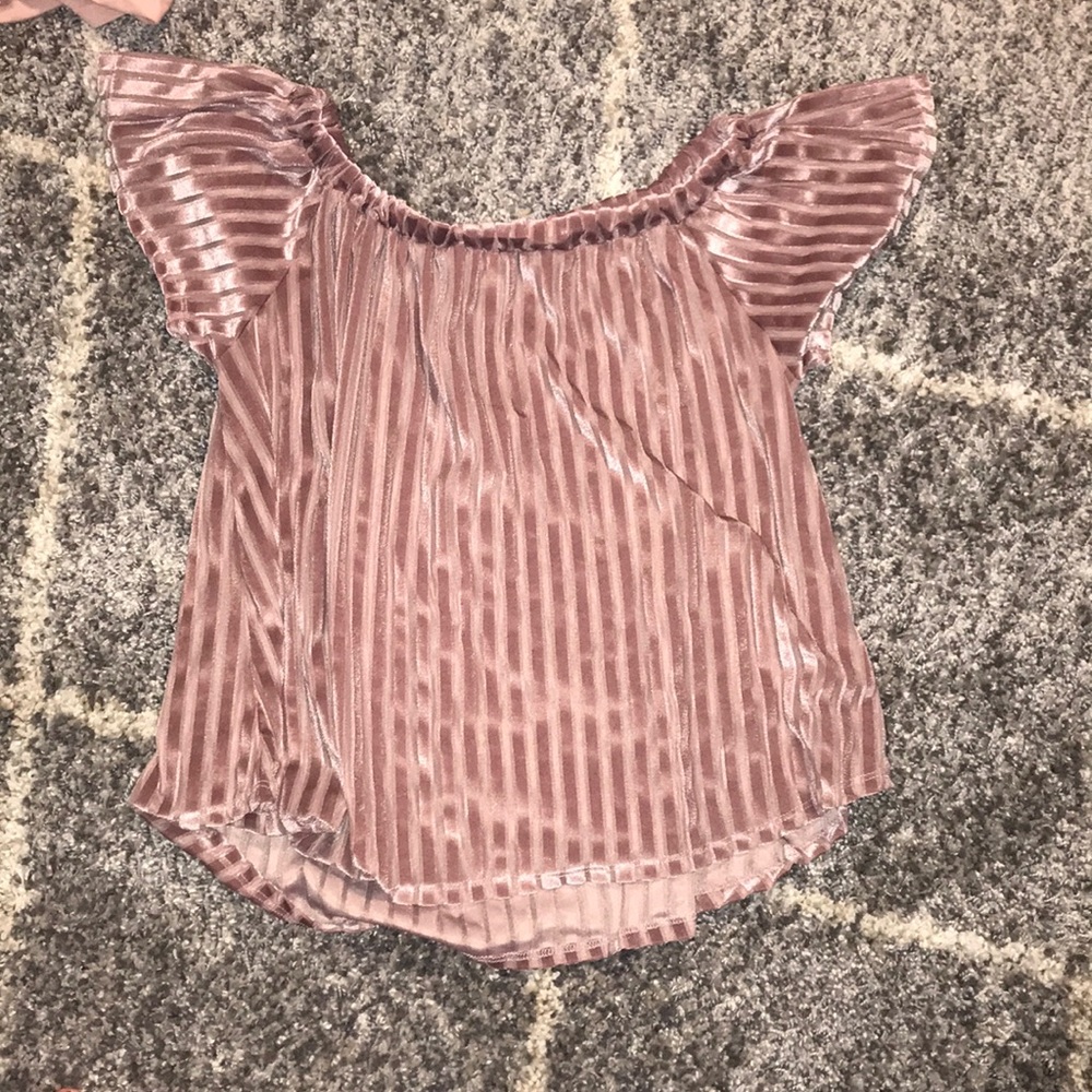 Rosey mauve colored loose blouse